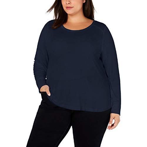 I.N.C. Plus Size Ribbed Shirttail Top