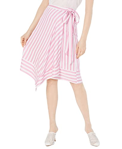 Teagan Striped Wrap Skirt