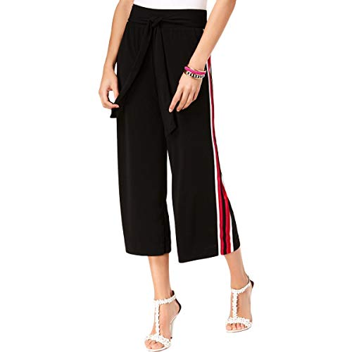 I.N.C. Varsity-Stripe Cropped Wide-Leg Pants