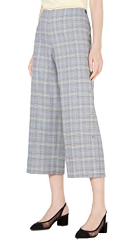 Bar III Plaid Wide Leg Pants