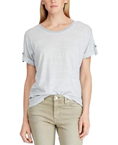 Lauren Ralph Lauren Flutter Sleeve Cotton Top