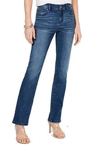 INC Curvy Five-Pocket Straight-Leg Jeans