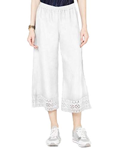 Michael Michael Kors Lace Trim Cropped Pants