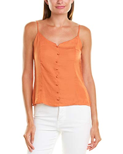 Rumpled Button-Front Camisole