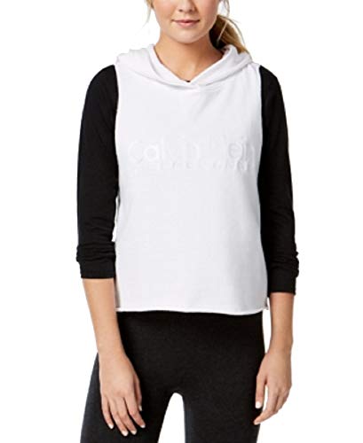 Calvin Klein Performance Relaxed Cropped Sleeveless Hoodie