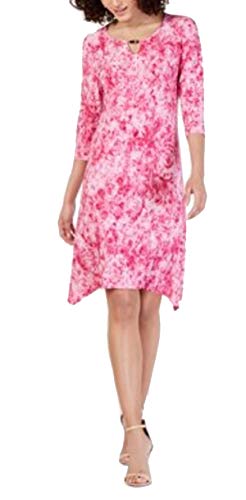 Petite Embellished Tie-Dyed Dress