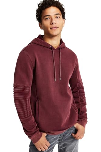 INC International Concepts Mens Regular-Fit Moto Hoodie