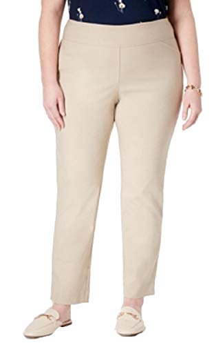 Petite Plus Size Cambridge Tummy-Control Pull-On Pants