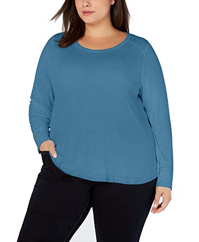 I.N.C. Plus Size Ribbed Shirttail Top