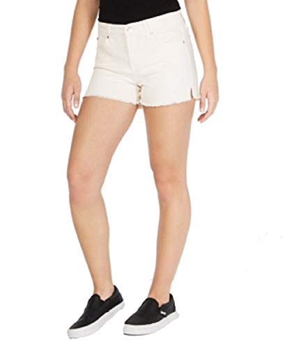 Juniors' Colored Cutoff Denim Shorts