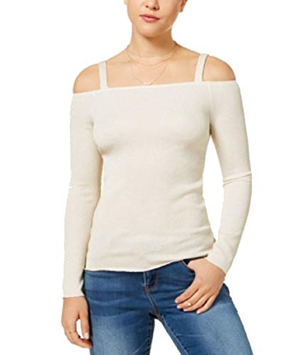 Juniors' Shine Off-The-Shoulder Sweater
