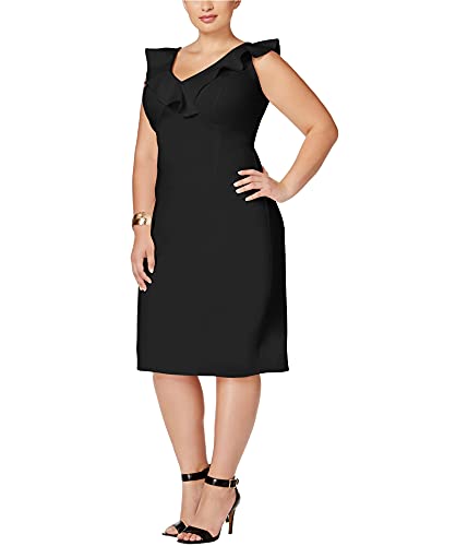 Trendy Plus Size Ruffled Bodycon Dress
