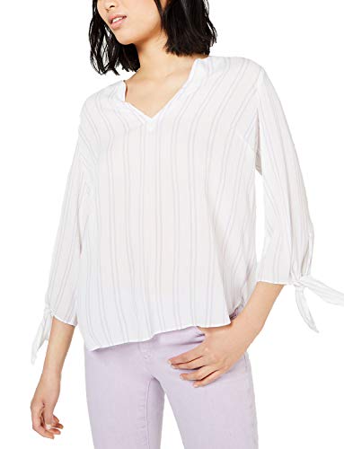 Michael Michael Kors Double Stripe Tie Sleeve Top
