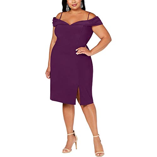 Plus Size Off-The-Shoulder Dress