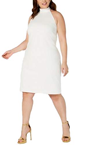 Trendy Plus Size Halter Sheath Dress