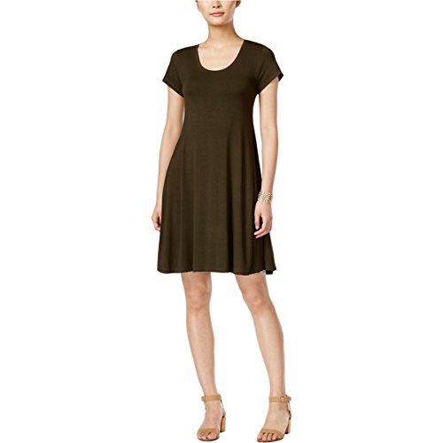 Women's Short-Sleeve A-Line Dress