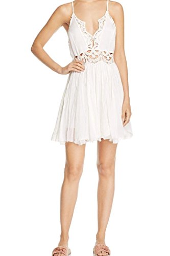 Free People Ilektra Lace Crochet Mini Dress