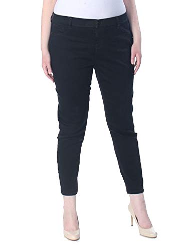 Plus Size Faux-Fly Jeggings