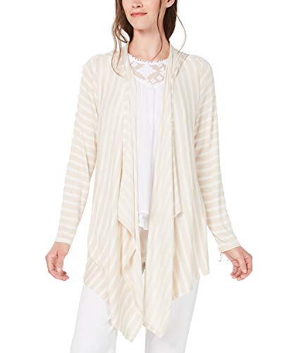 Striped Hooded Completer Cardigan
