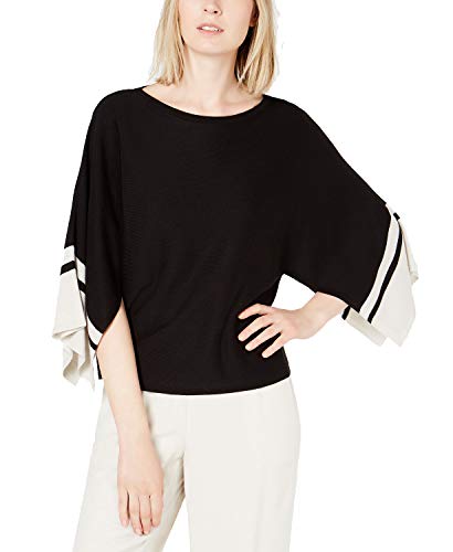 Colorblocked Split-Sleeve Sweater