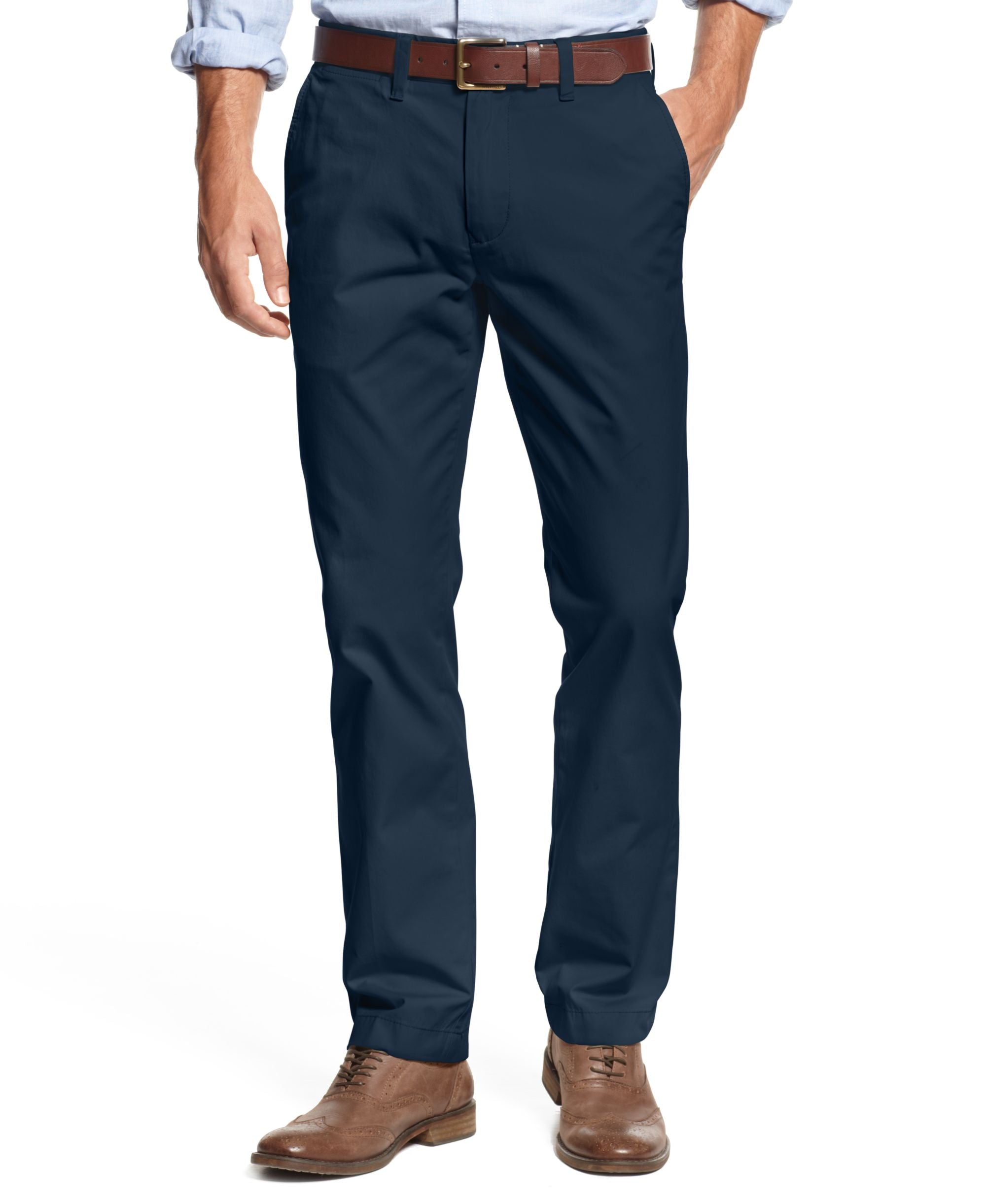 Tommy Hilfiger Mens Custom Fit Chino Pants