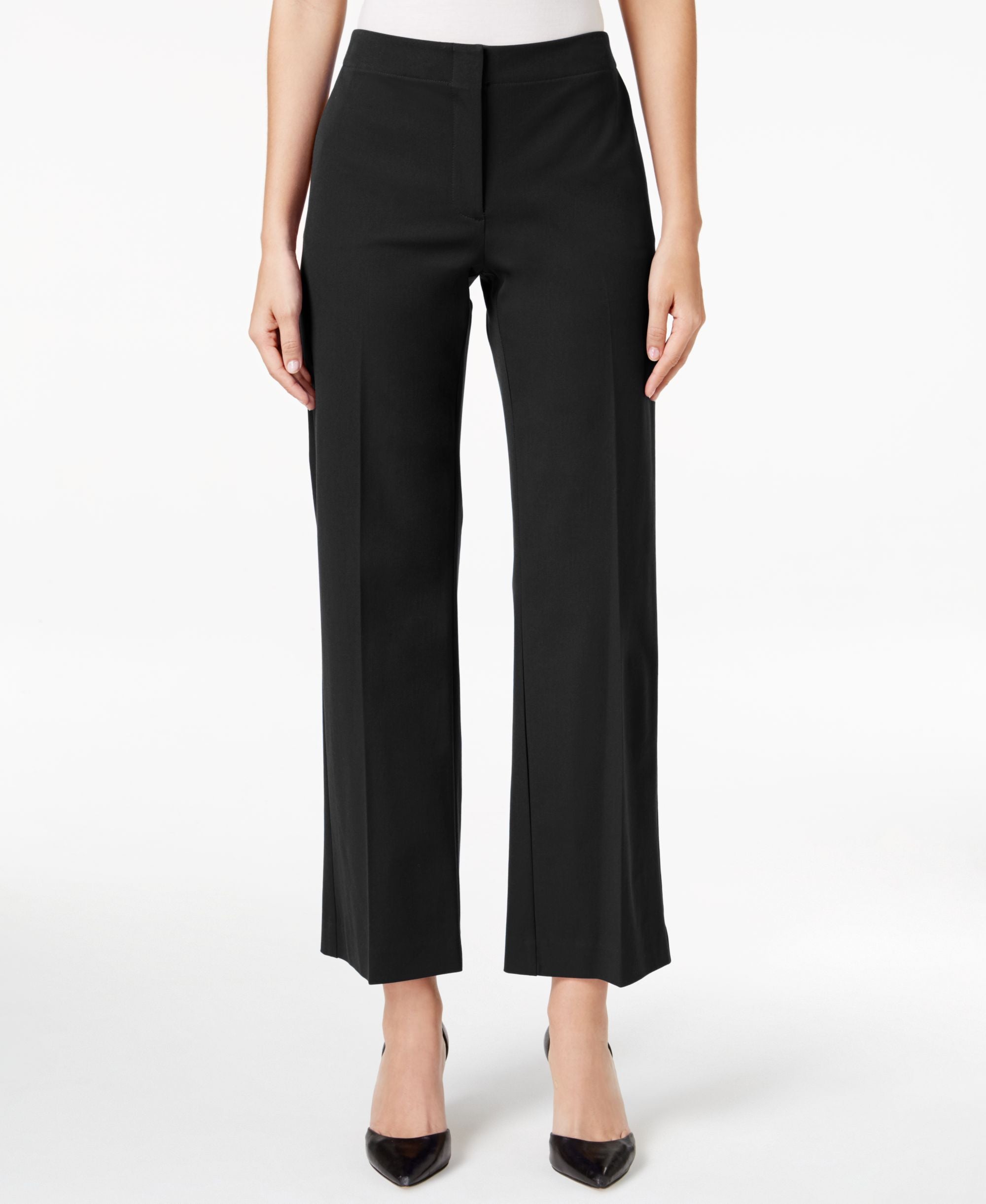 Alfani Petite Straight-Leg Cropped Pants