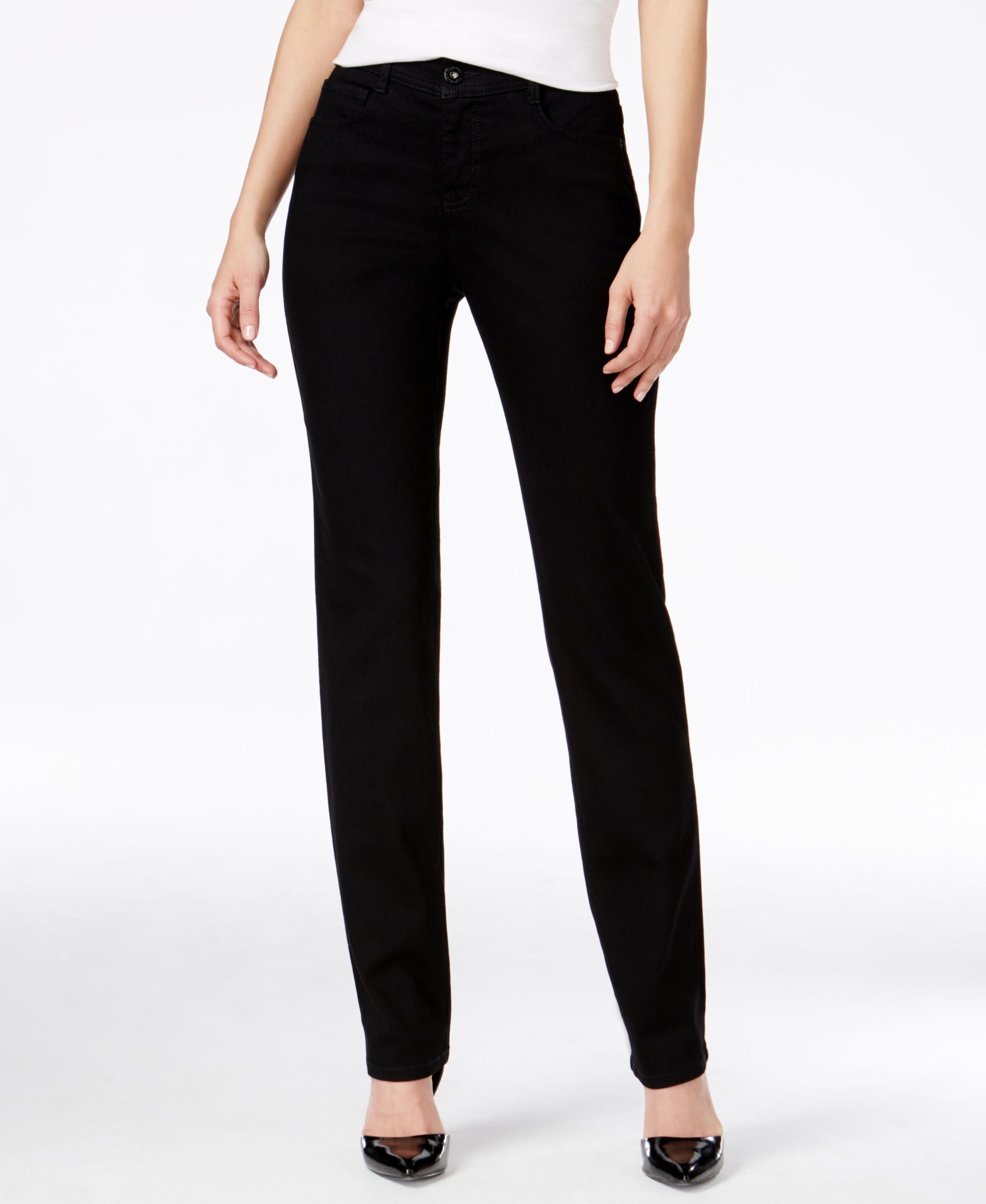 Women's Slim-Leg Jeans in Regular and Short Lengths