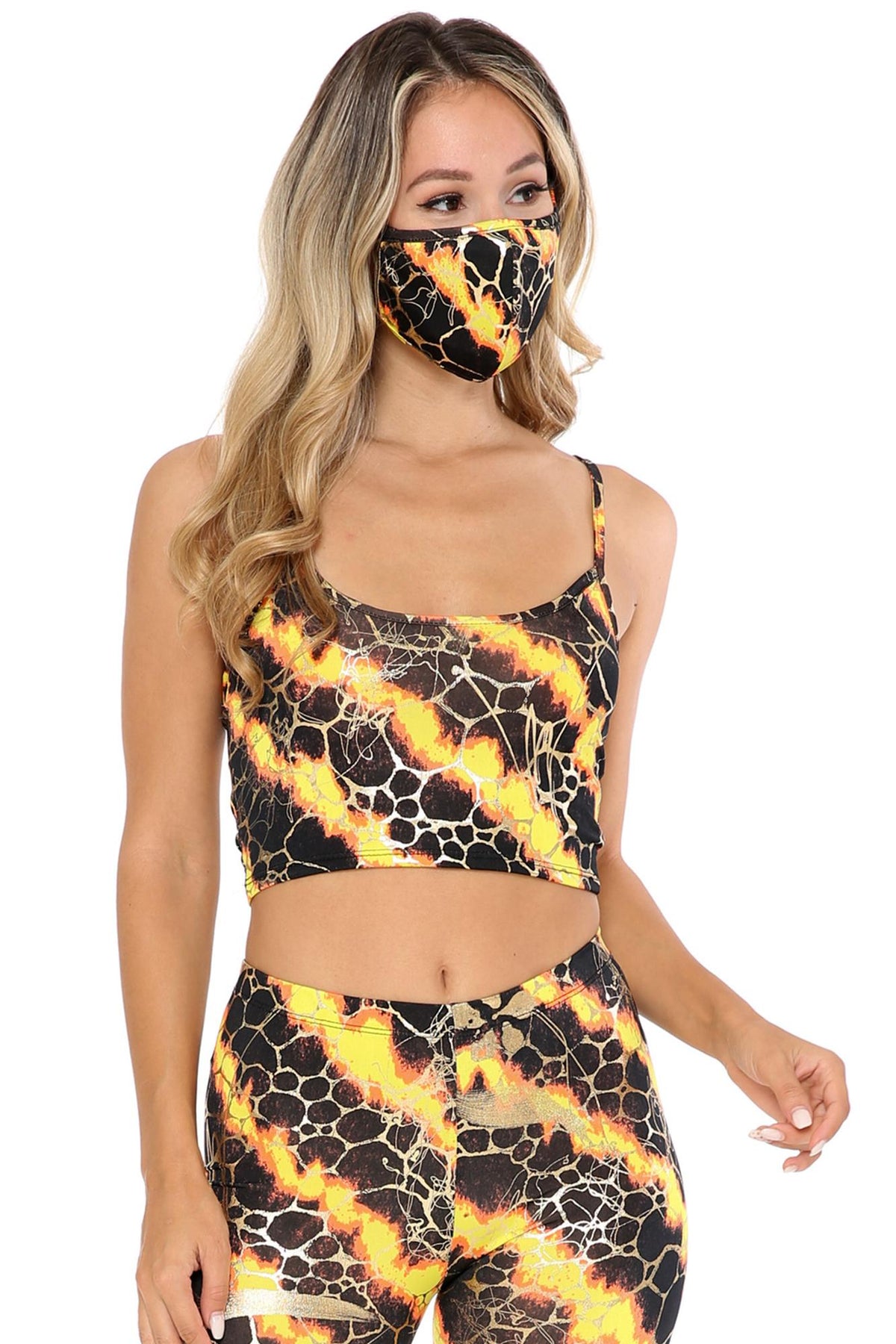 Colorcade Spaghetti Crop Top - Made in USA - LIMITED EDITION