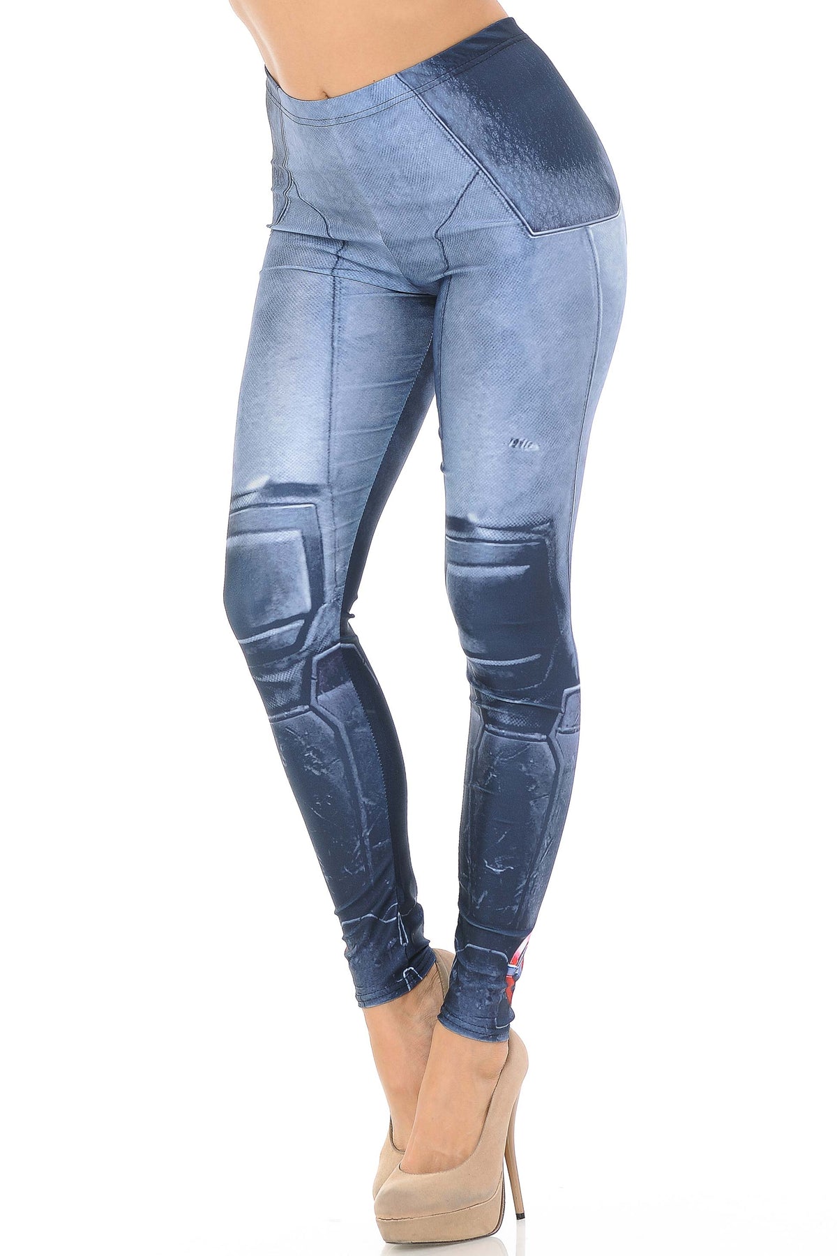 Premium Graphic Print Leg Armor Leggings