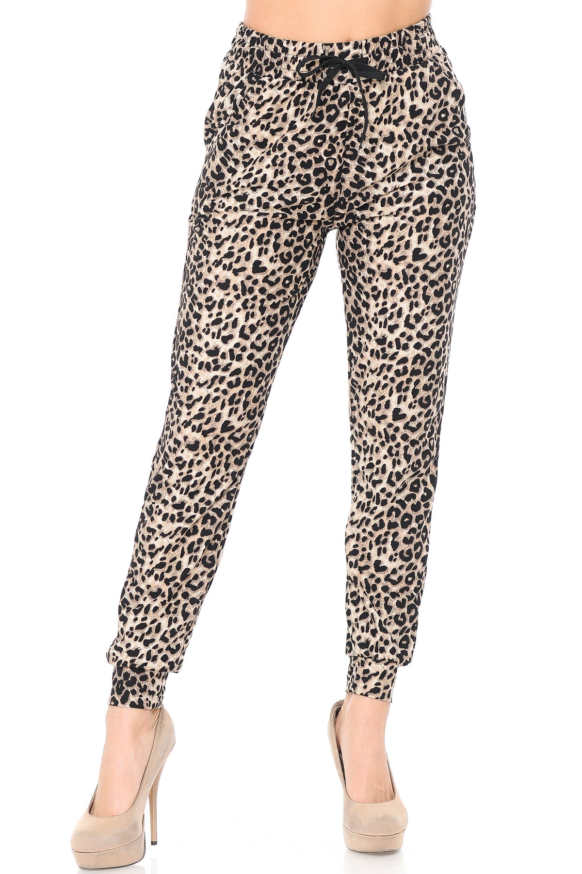 Brushed Feral Cheetah Joggers