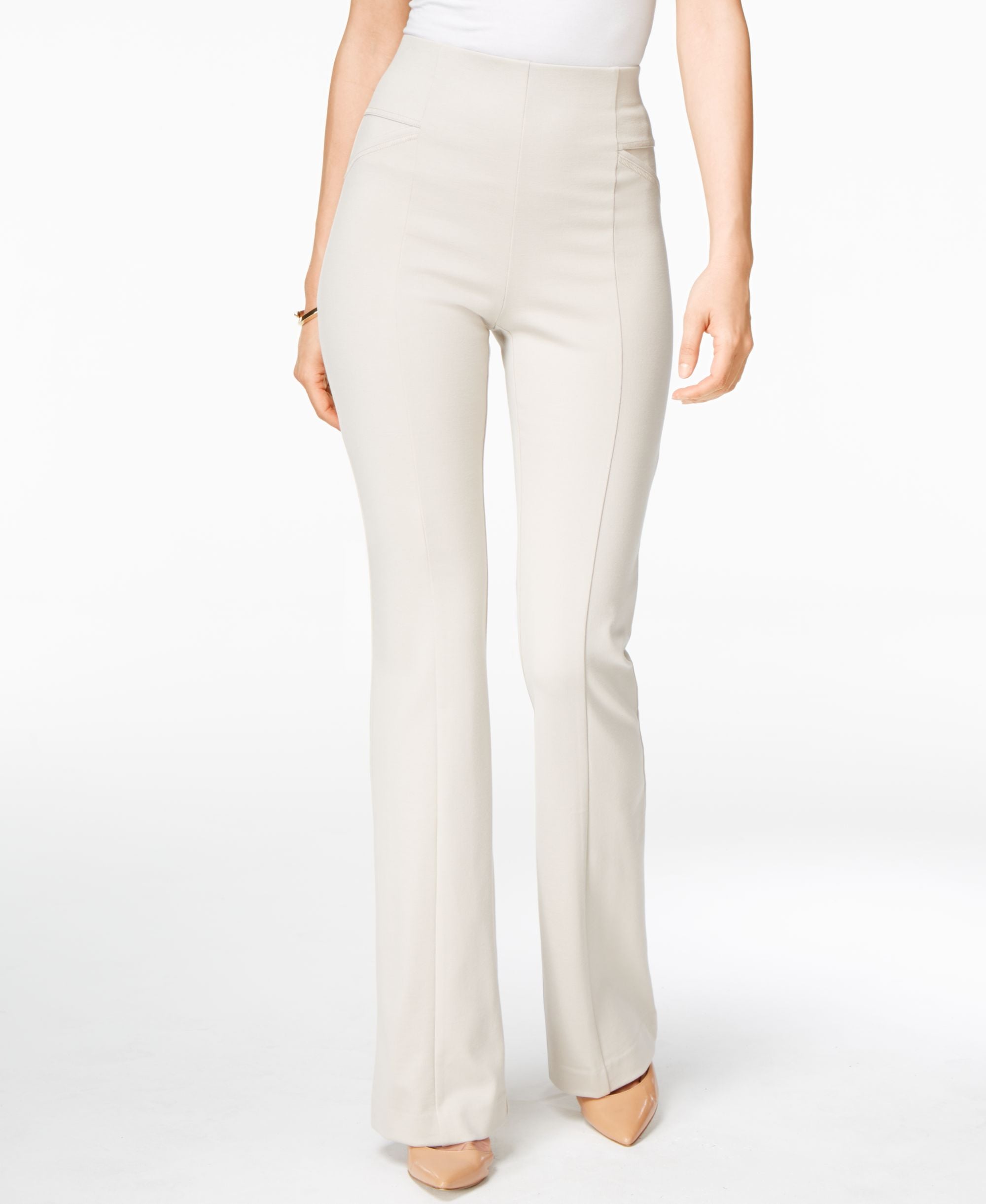 High Waist Curvy Fit Bootcut Pants