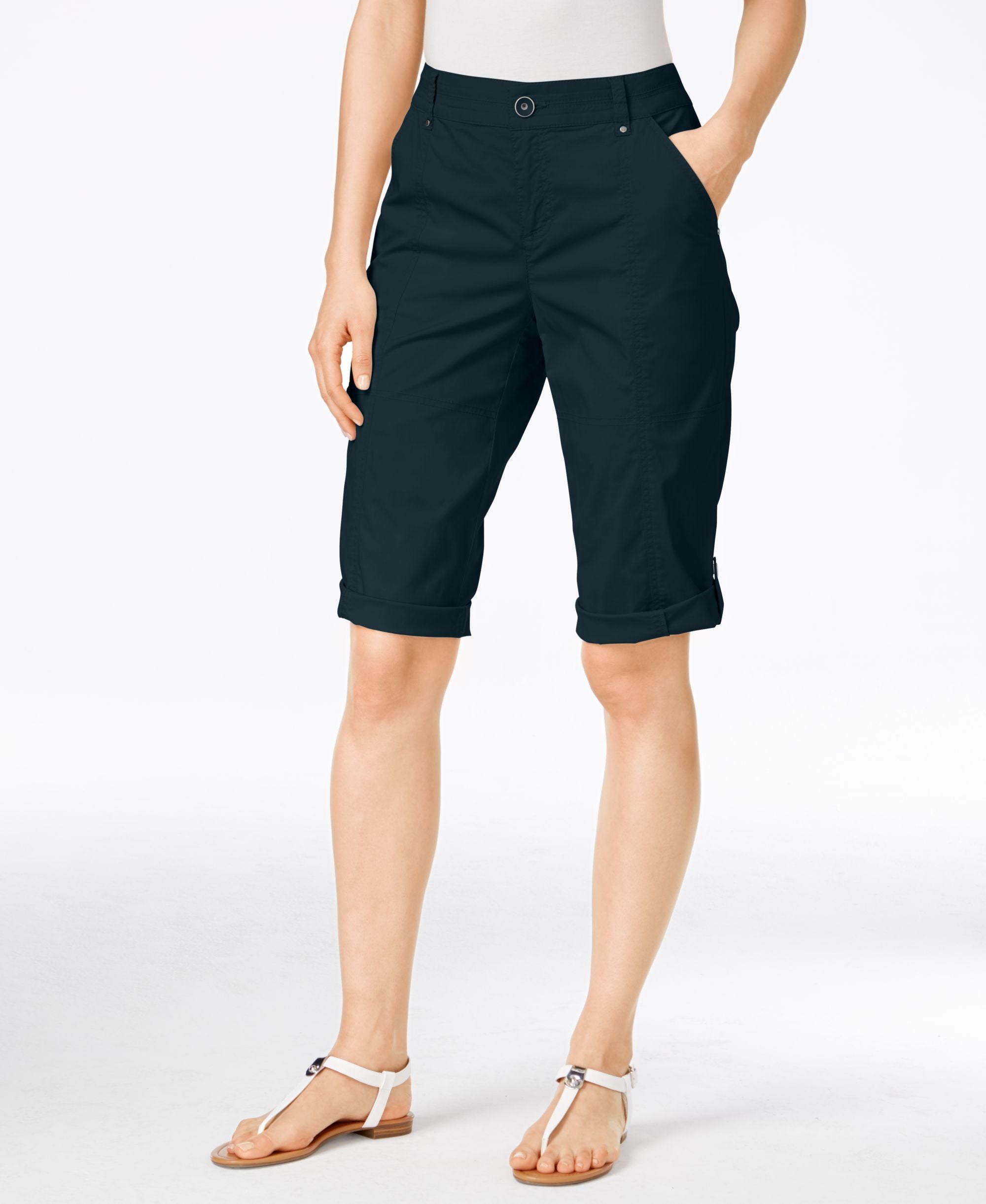 Style&Co Petite Cuffed Skimmer Pants