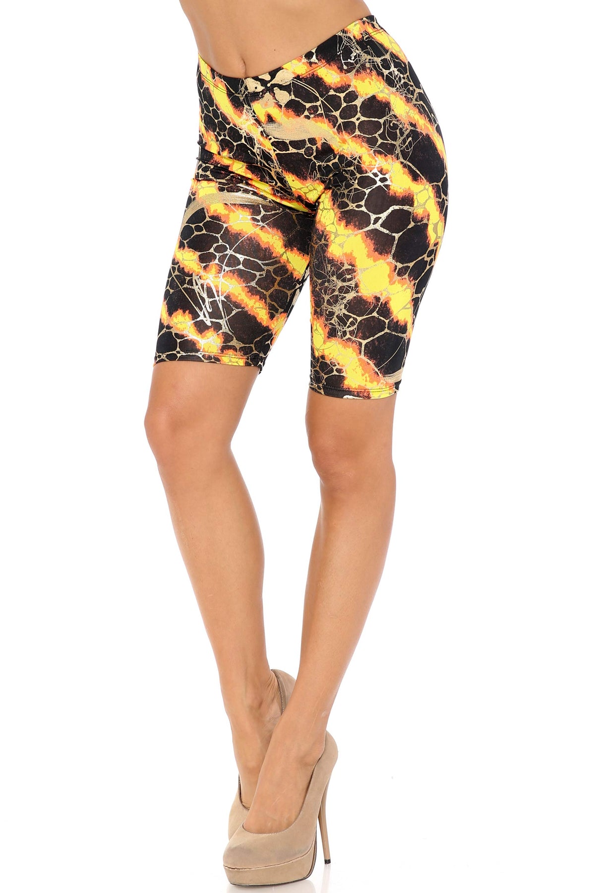 Colorcade Plus Size Biker Shorts - Made in USA - LIMITED EDITION