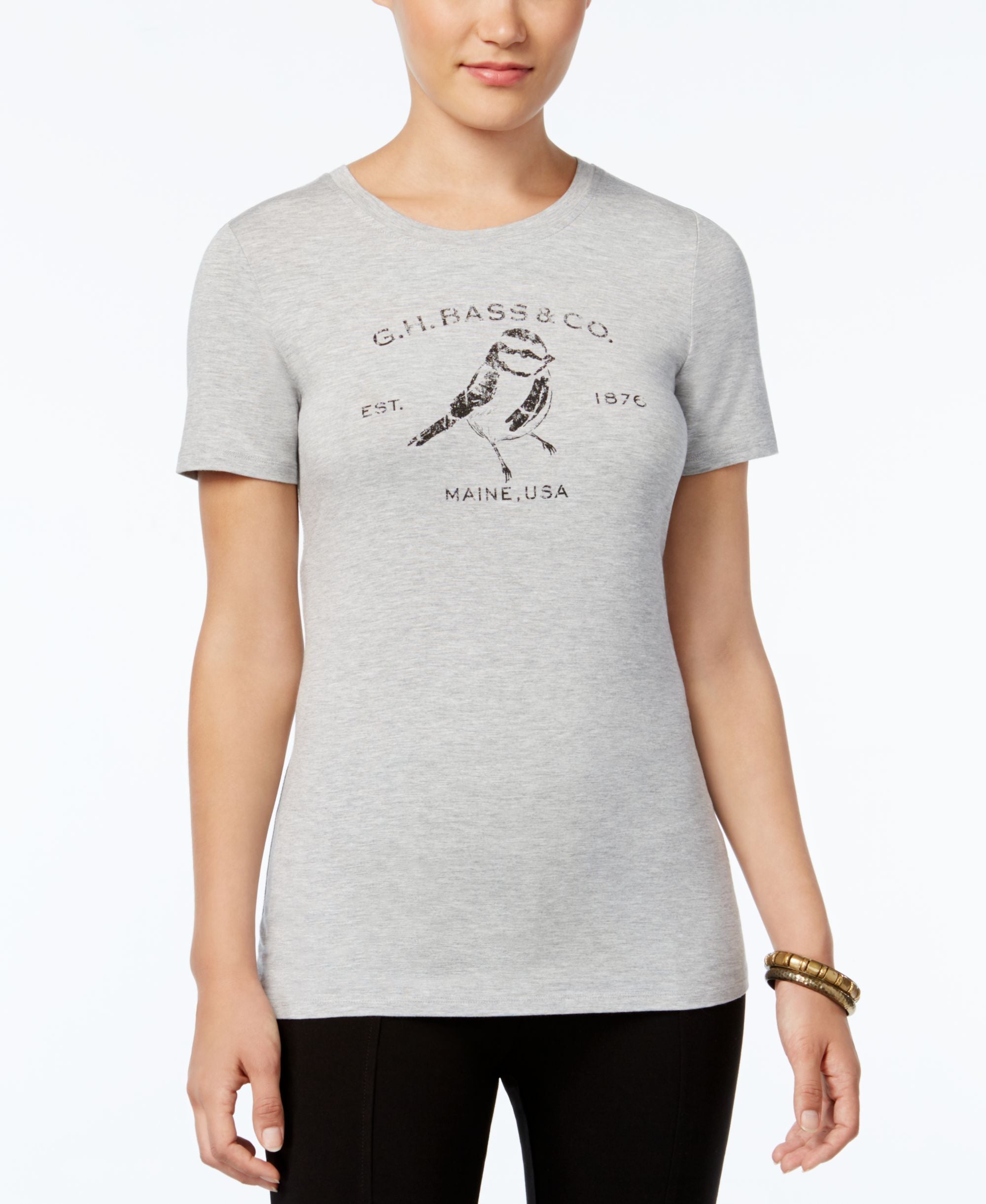 G.H. Bass Co. Printed Short-Sleeve Top