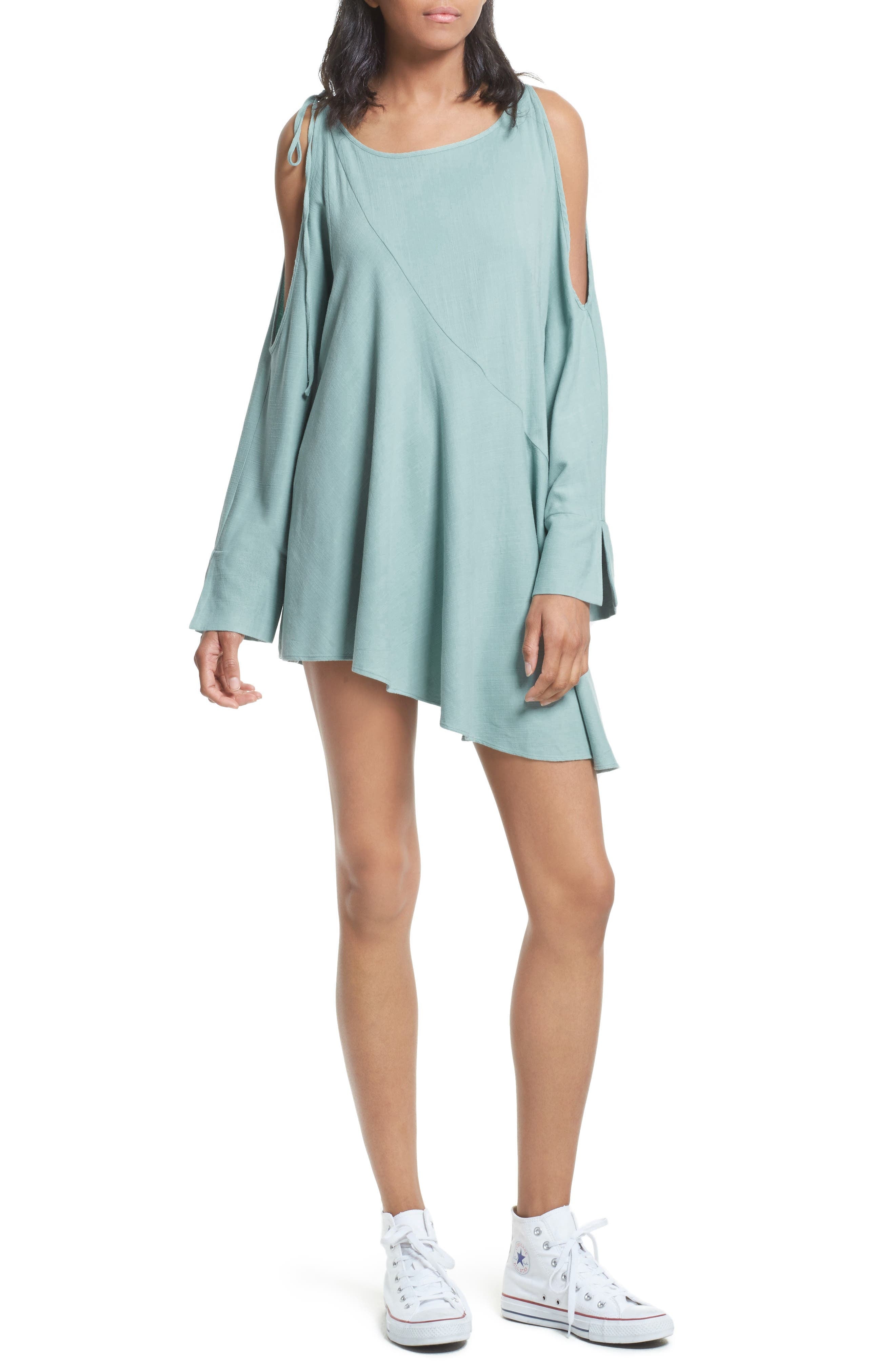 Clear Skies Cold Shoulder Tunic
