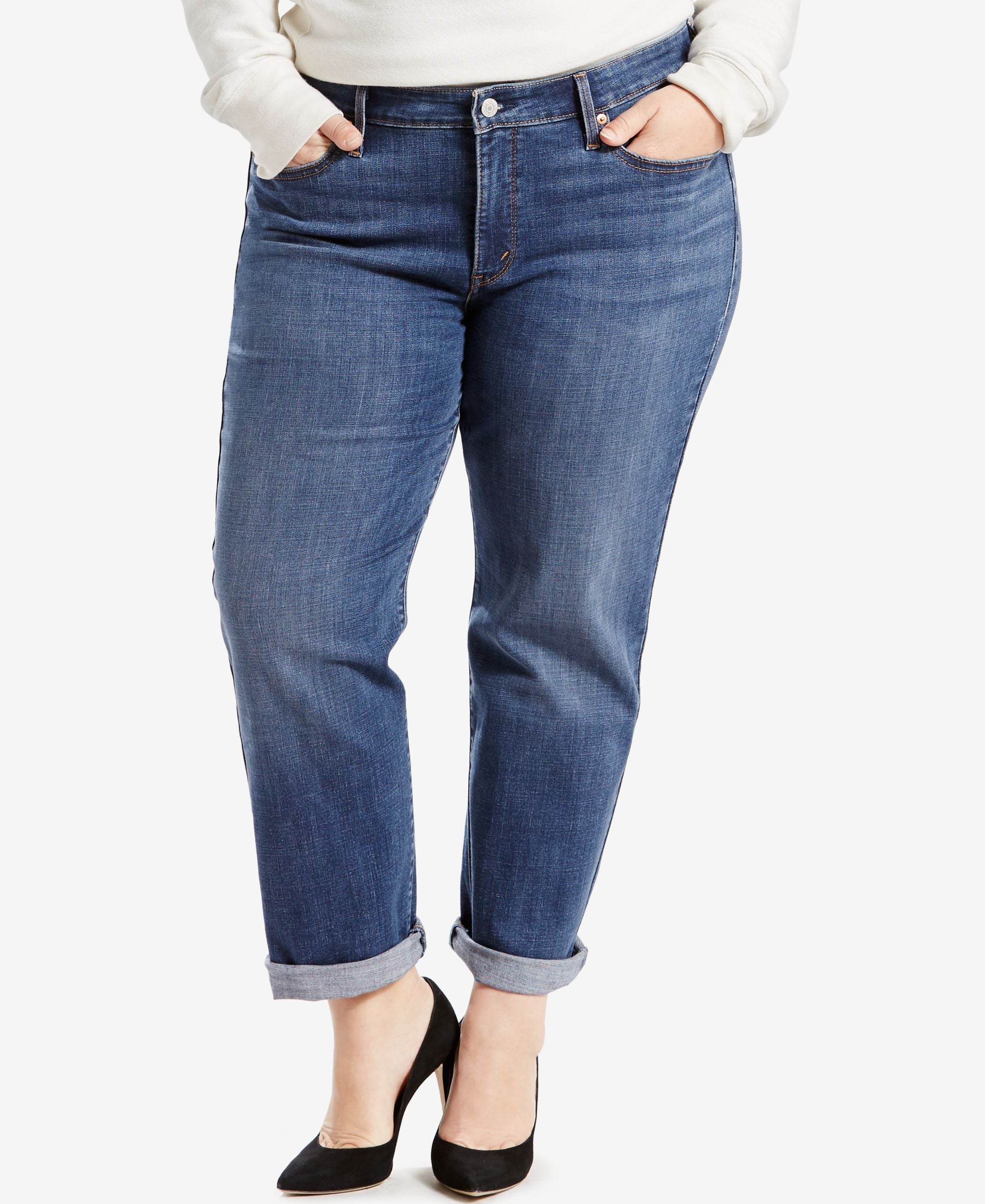 Levis Plus Size Boyfriend Jeans