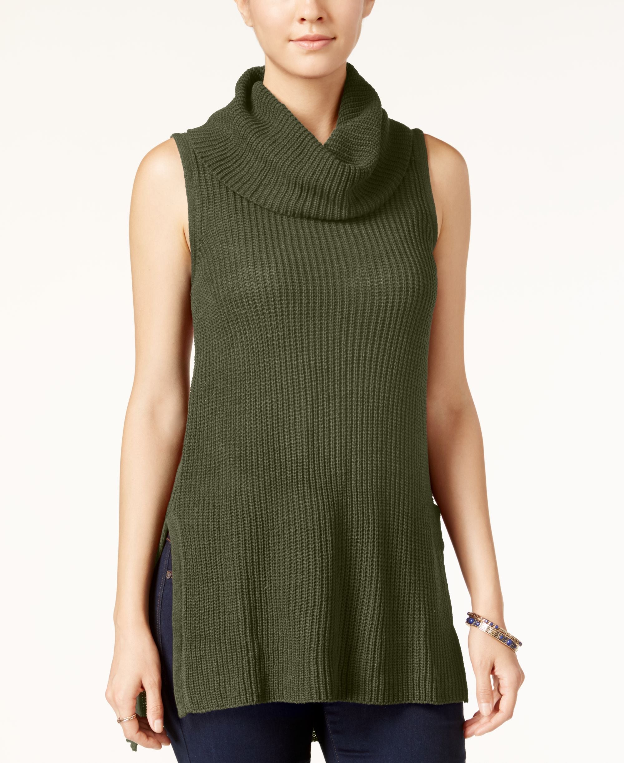 Ultra Flirt Juniors Sleeveless Cowl Neck Tunic