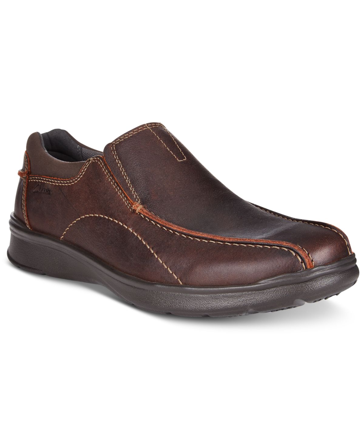 Clarks Mens Cotrell Step Bike Toe Slip On