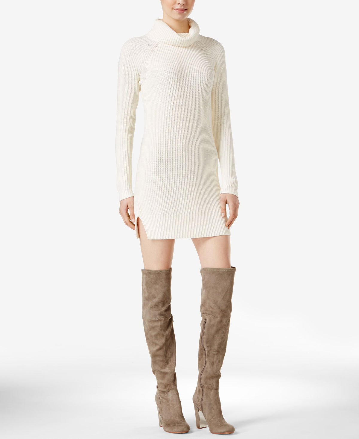 Kensie Knit Turtleneck Dress