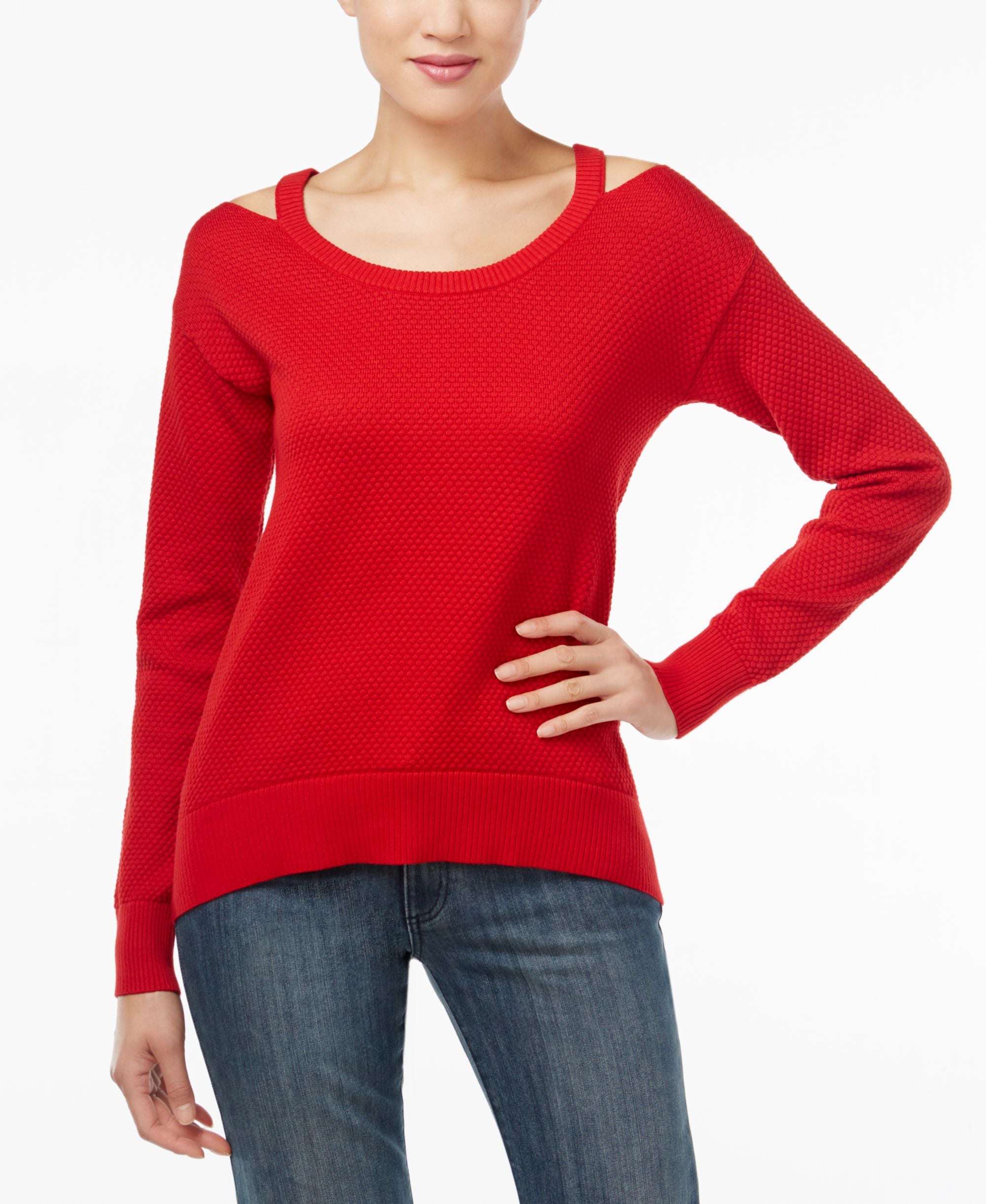 Michael Michael Kors Cold Shoulder Sweater