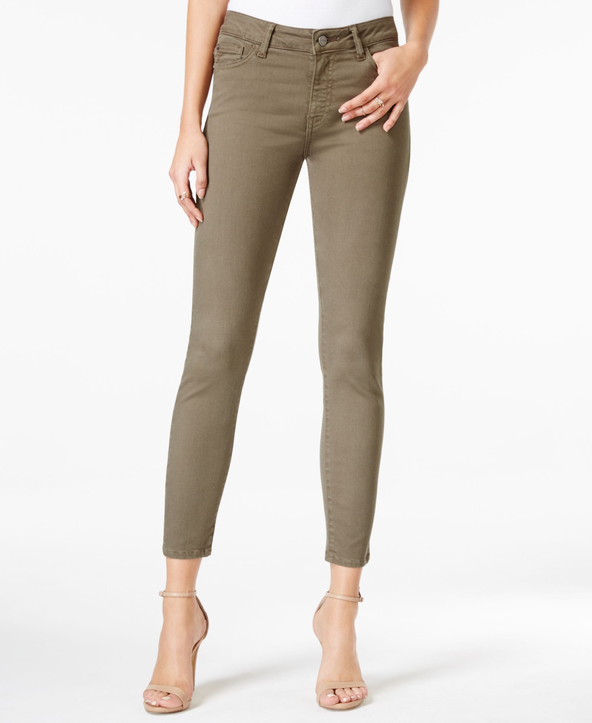 M1858 Kristen Dark Olive Wash Ankle