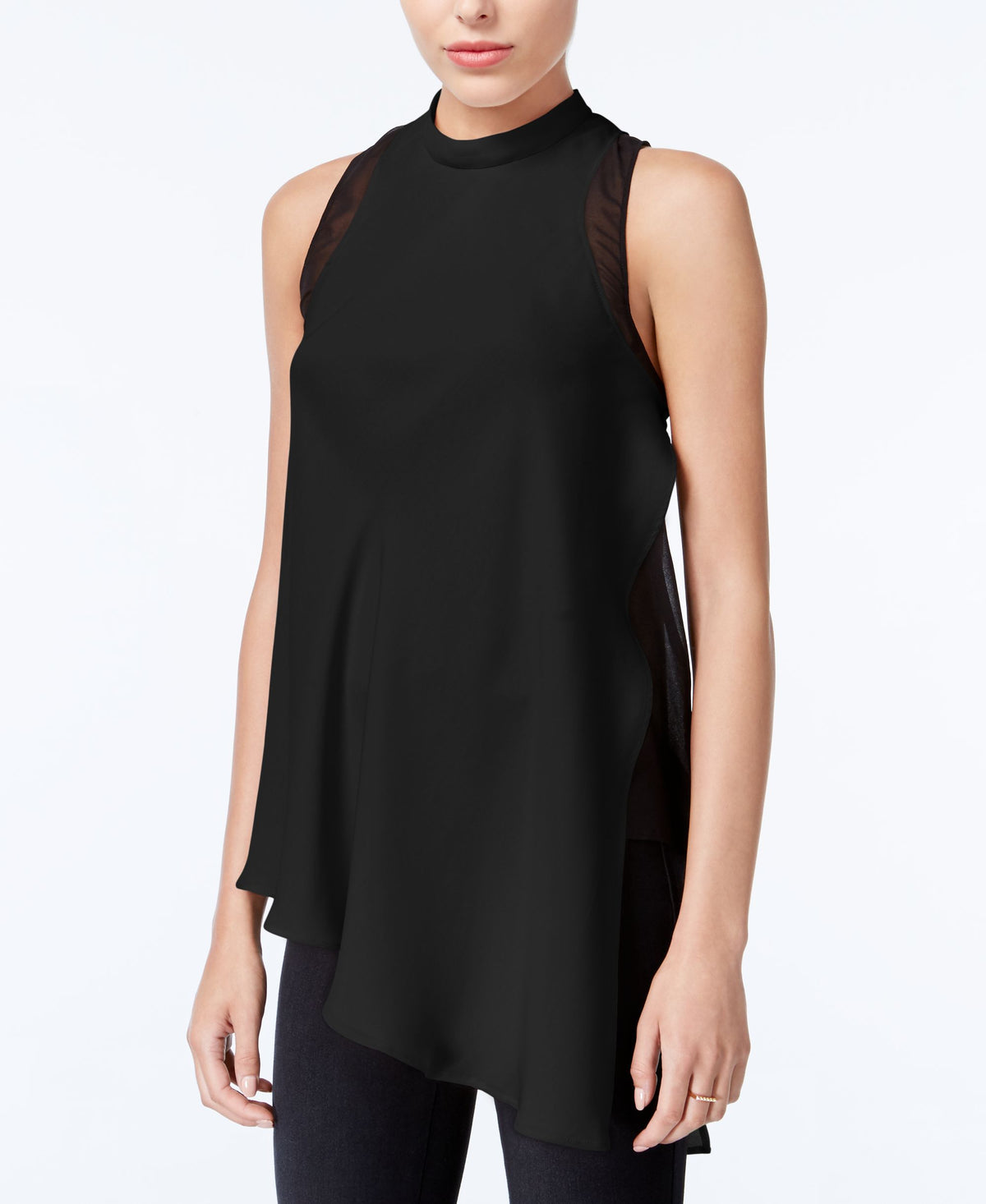 Rachel Rachel Roy Asymmetrical Colorblocked Top