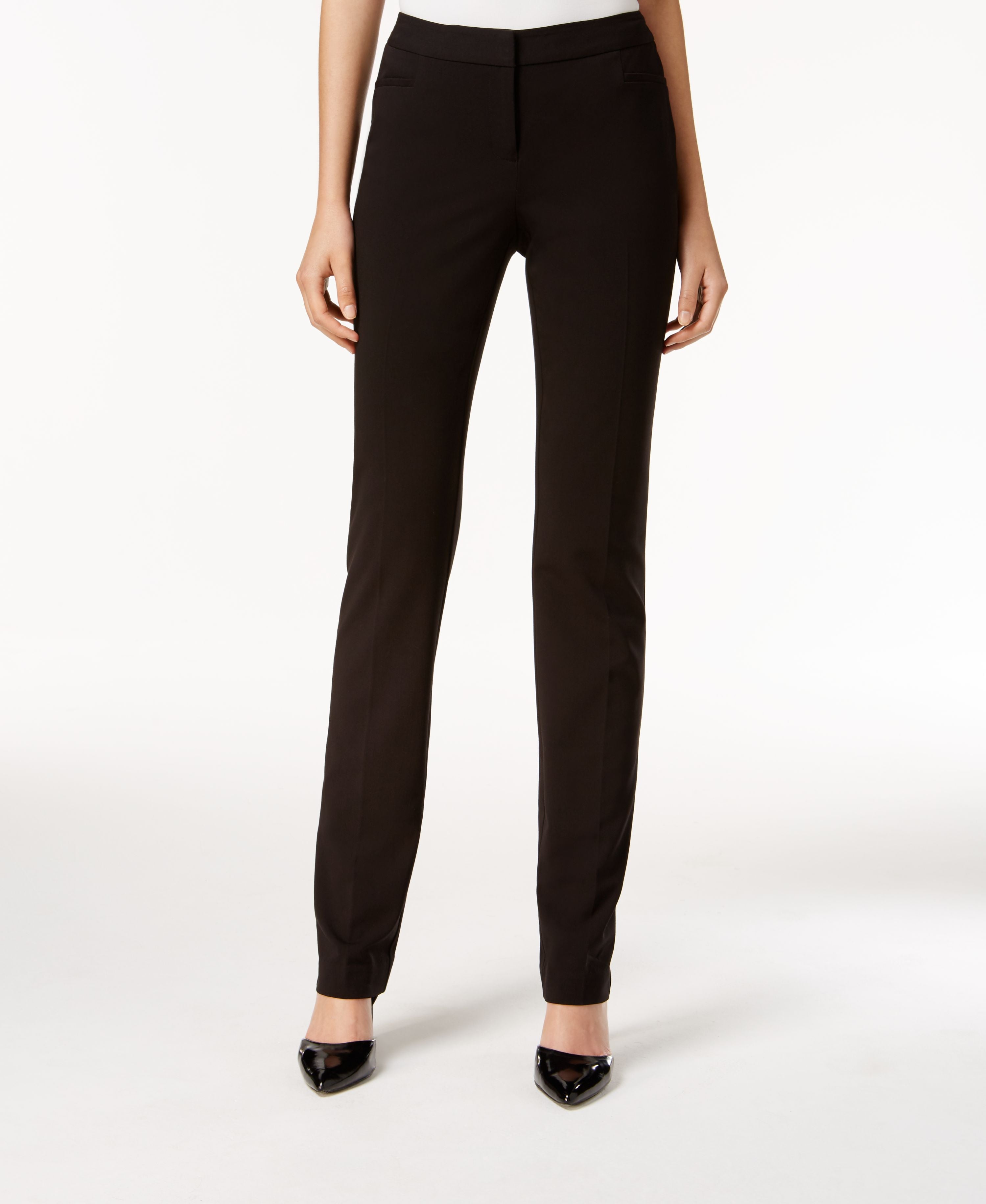 Petite Modern Straight-Leg Pants