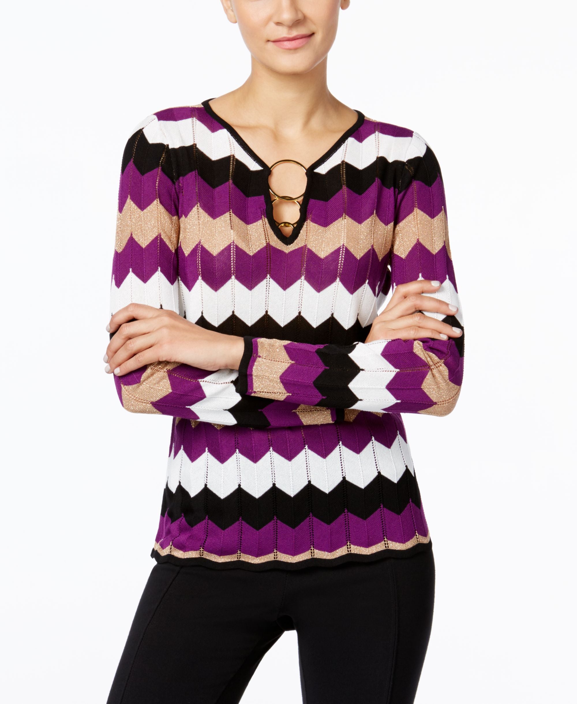 Private Label Petite Zizag Sweater