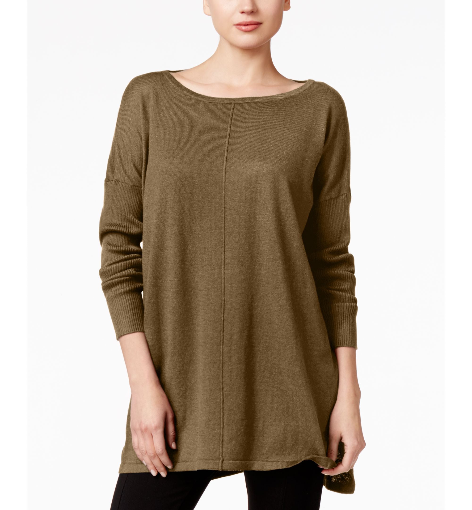 Style & Co. Womens Knit Tunic Sweater