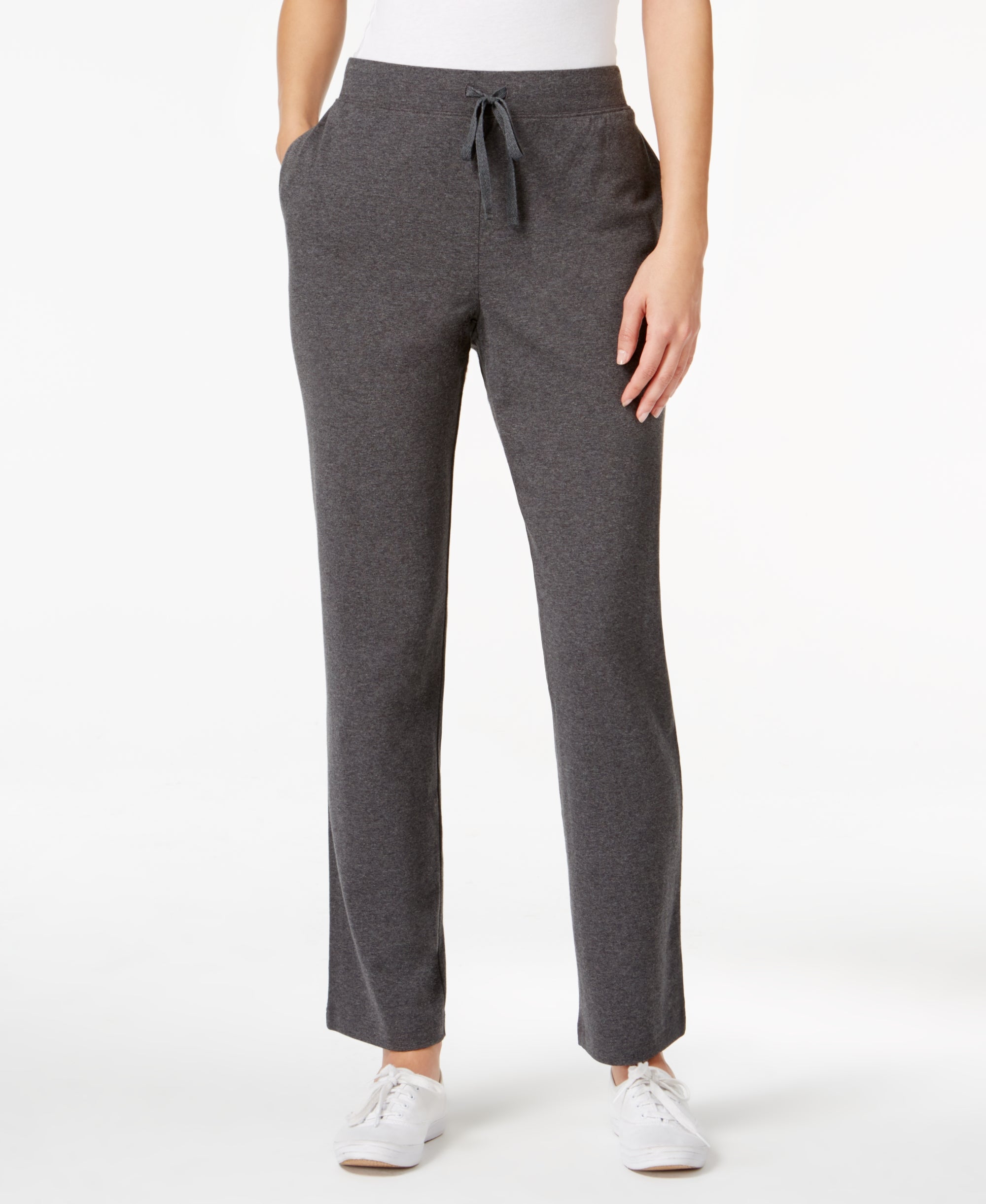 Petite Drawstring Active Pants