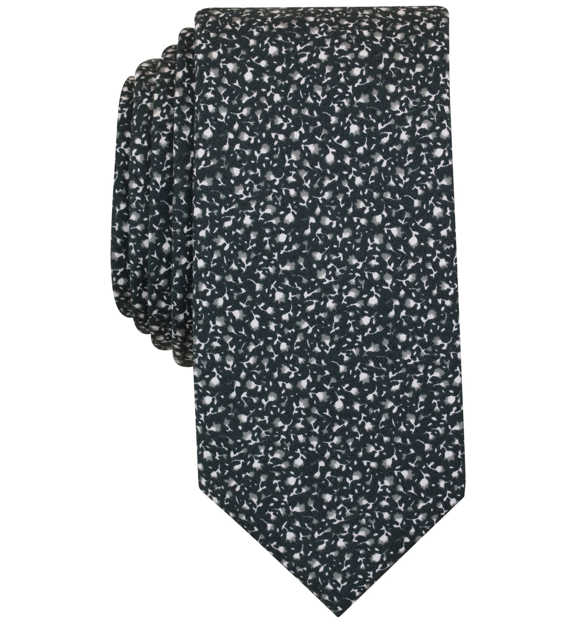 Bar III Mens Night Sky Floral Slim Tie