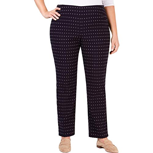 Plus Size Printed Cambridge Ponte Pants