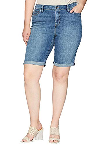 LAUREN RALPH LAUREN Plus Size Mid-Rise Slimming Shorts