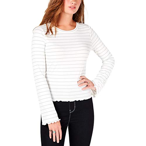 Juniors' Lace-Up Top